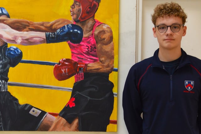 Students' self portraits go on display