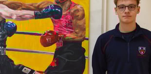 Students' self portraits go on display