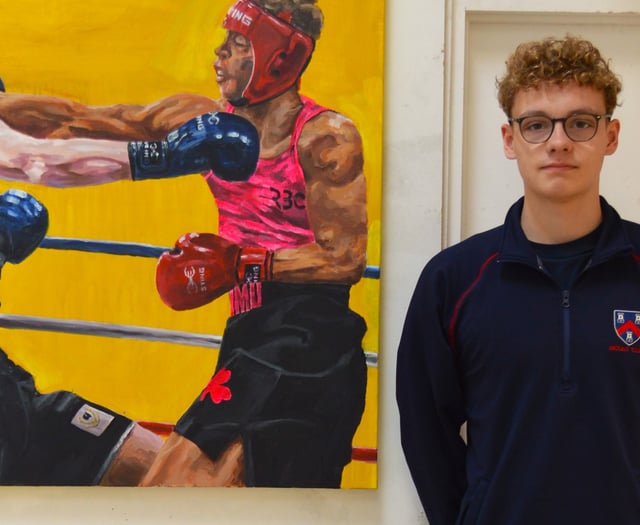 Students' self portraits go on display