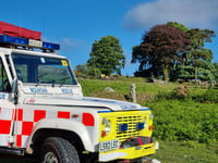 Moorland rescuers help casualty