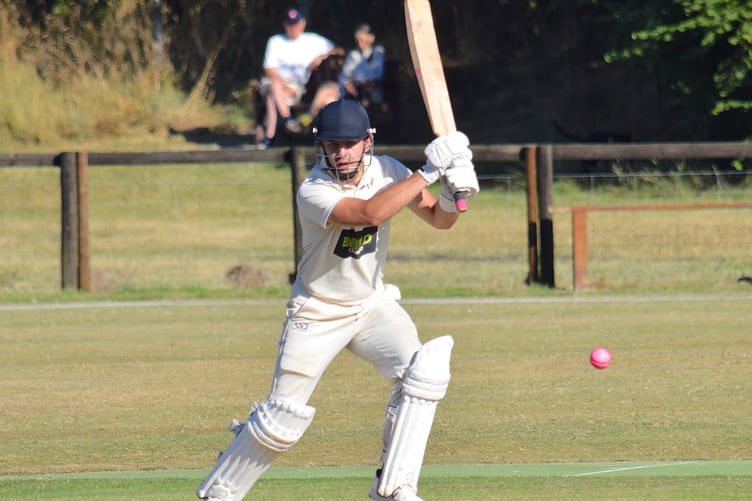 Tavistock captain Charlie Barriball, who belted 50 not out from 22 balls against Plymouth