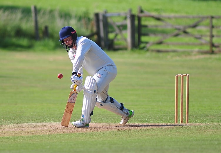 Devon Cricket League D Division West. Kenn 1st XI versus Hatherleigh 2nd XI Hatherleigh skipper Dan Forrester