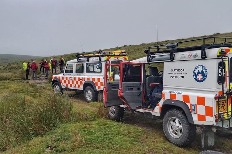 Dartmoor Search and Rescue Team Plymouth save two hikers