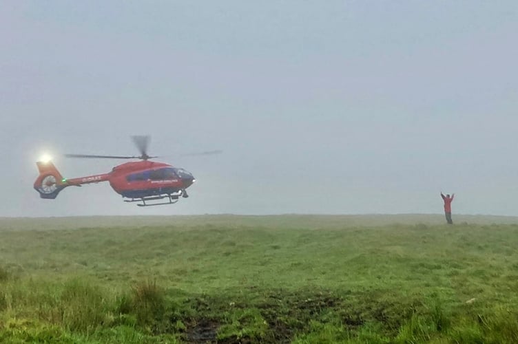 Dartmoor Search and Rescue Team Plymouth save two hikers