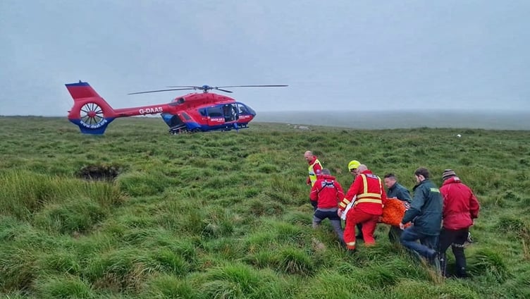 Dartmoor Search and Rescue Team Plymouth save two hikers