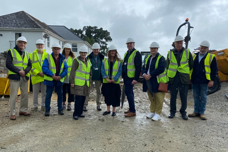 Building work begins on a £1.2m extension of sheltered accommodation - Abbeyfield Buckland  Monachorum.