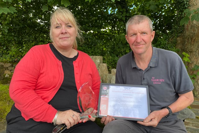 The Garden House receives fire service award 