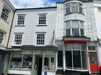 Listed building shored up against collapse