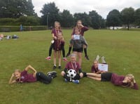 Horrabridge girls cricket champs