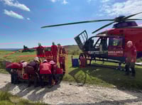 Climber rescued from quarry