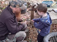 National Grid supports Who Let the Dads Out forest experience