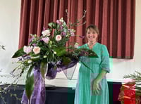 Sampford Courtenay Flower Club marks 40th birthday