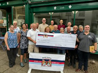 North Tawton club raises £1,000 for The Veterans Charity
