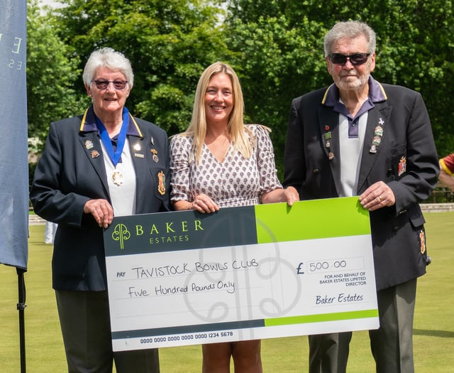 Tavistock Bowls Club boasts new sponsor