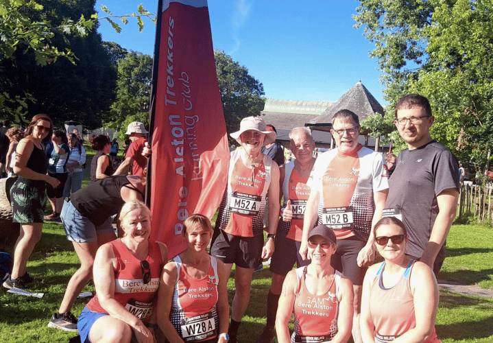 Bere Alston Trekkers at the Tavistock Town relays