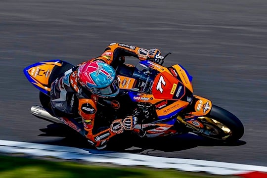 Fin Arscott in action