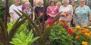 Scarecrows boost village floral contest
