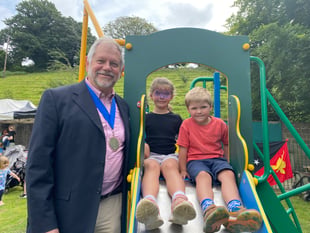Play park's civic opening