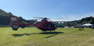 Air ambulance takes Calstock patient to hospital 