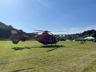 Air ambulance takes Calstock patient to hospital 