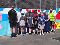 New mural brightens up newly revamped park