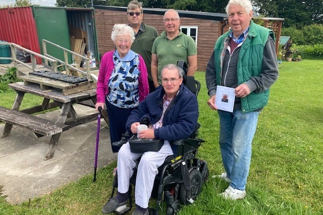 £500 donation for Okehampton Men in Sheds