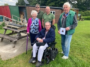 £500 donation for Okehampton Men in Sheds