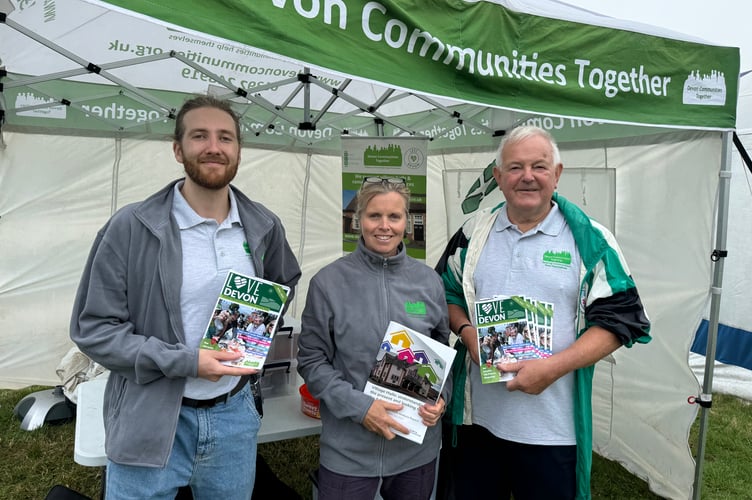 The Devon Communities Together stand.