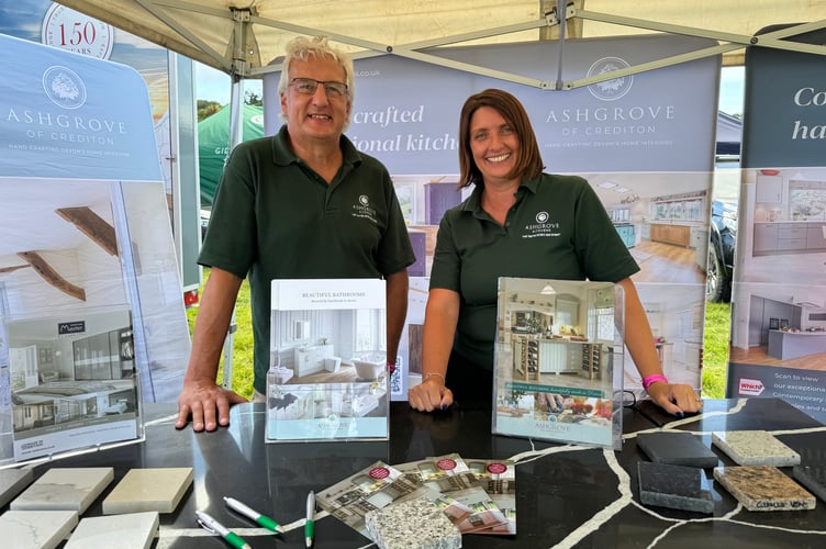 It was a busy show for Ashgrove Kitchens of Crediton.  AQ 0715