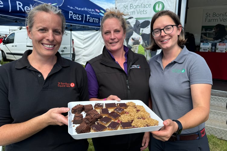 Tasty treats for humans were offered on the St Boniface Vets stand.  AQ 0725