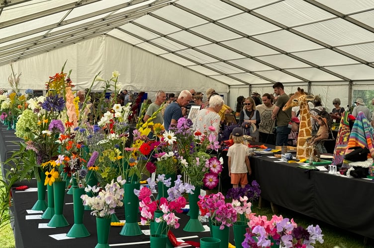 The produce, flowers, crafts and cookery classes saw excellent entries.  AQ 0781