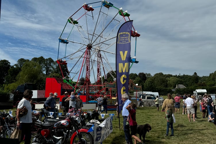 The fairground ride is always a favourite at Chagford Show.  AQ 0738