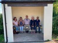 Grenofen bus shelter has a makeover