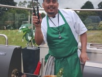 Nursing home holds summer barbecue