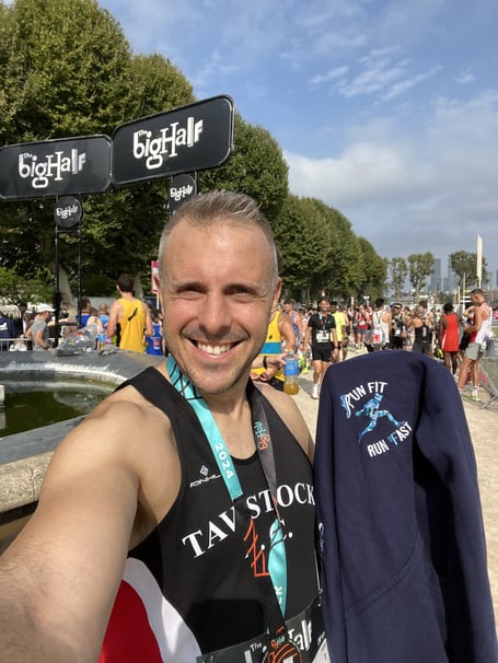 James Armstrong at the London BigHalf