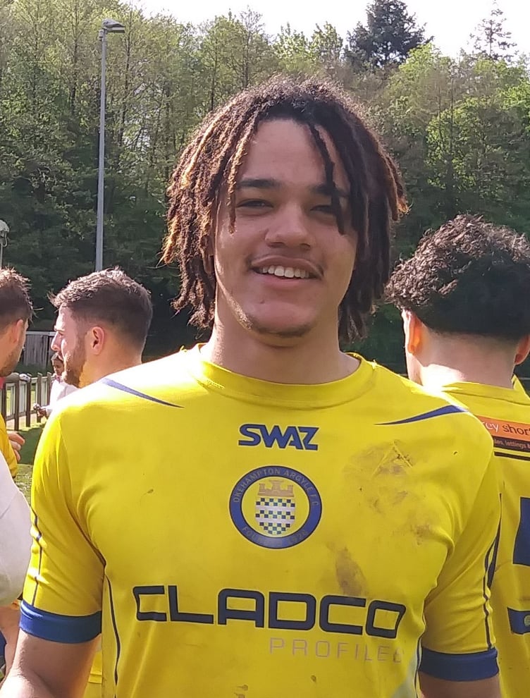 Dan Koita, Okey's Man of the Match against Teignmouth