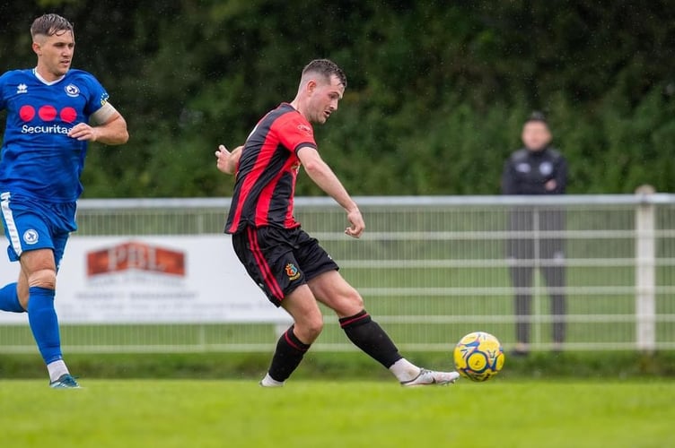 Tallan Burns in action for Tavi