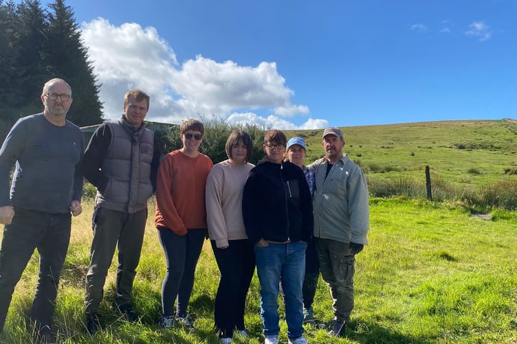 Princetown residents opposing a housing plan they claim will destroy peatland