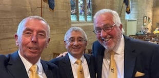 Charity concert by two choirs