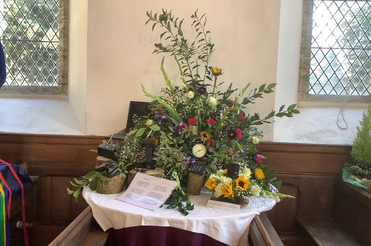 Technology by Katie Steer at Gulworthy Church Festival.