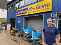 Business defies fire to stay open