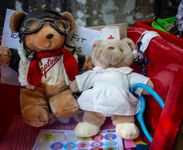 Teddies and humans enjoy Okehampton parish church open day