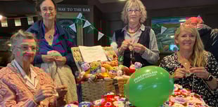 Charity coffee morning knit today