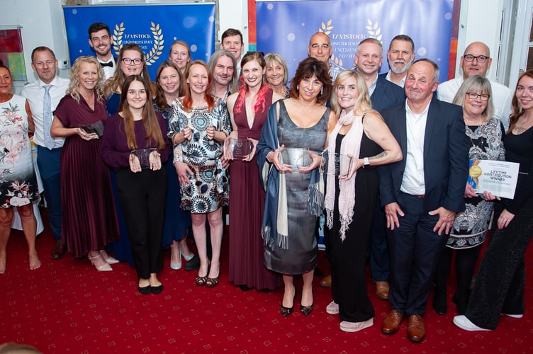 The winners at the Tavistock Customer Service Excellence Awards