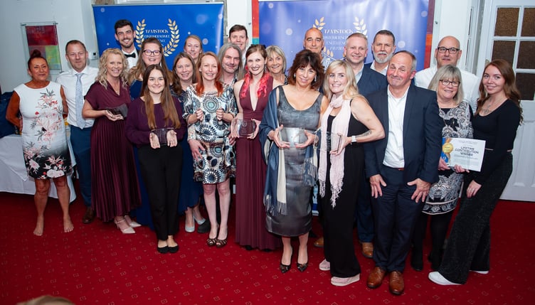 The winners at the Tavistock Customer Service Excellence Awards