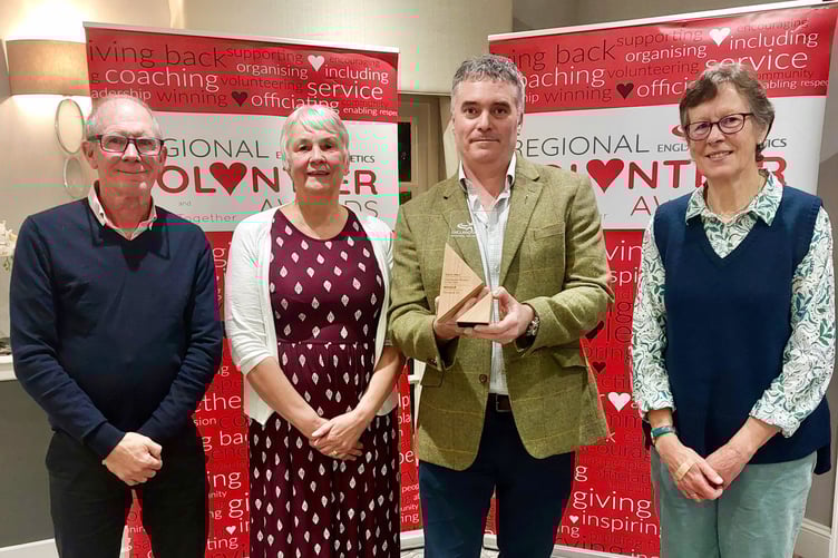 TAC representatives accepting the Community Project of the Year award