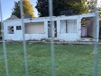 Sports pavilion demolished