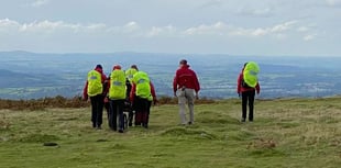 Rescue teams help walker stuck in bog