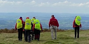 Man rescued after taking tumble on tor
