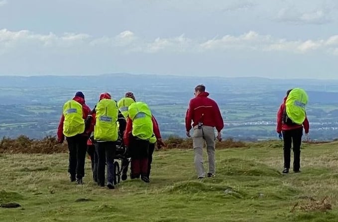 A man was rescued from Leather Tor near Burrator Reservoir over the weekend